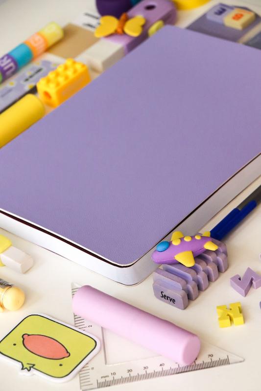 دفتر چرمی Purple