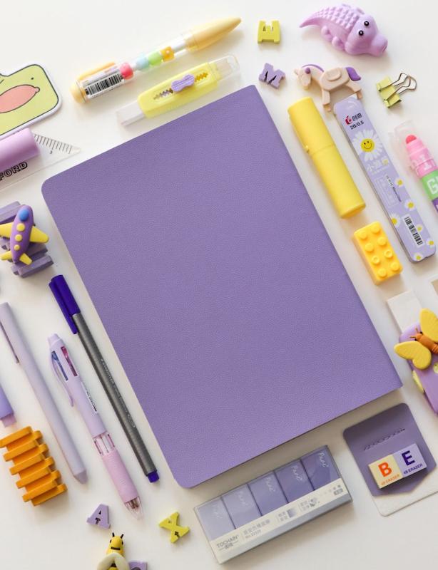 دفتر چرمی Purple