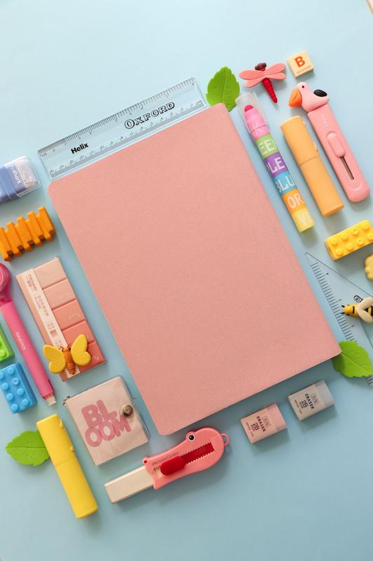 دفتر چرمی Pink