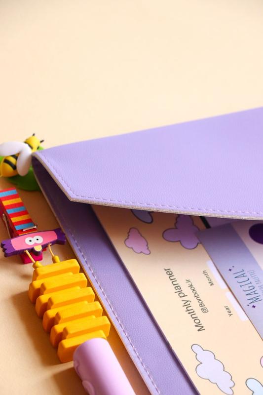 پوشه چرمی Purple