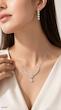 نیم ست گل دار ترکیبی طرح نقره ژوپینگ 6003457