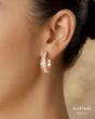 گوشواره نگین دار (رنگین کمانی) ژوپینگ | 3807814