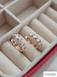 گوشواره حلقه ای کریستال دار ژوپینگ | 3107642