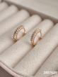 گوشواره حلقه ای نگین دار ژوپینگ | 2807631