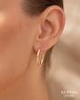 گوشواره رینگ ساده ژوپینگ | 2407609