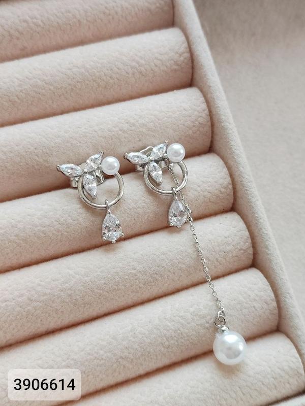 گوشواره مروارید دار آویزی ژوپینگ | 3906614