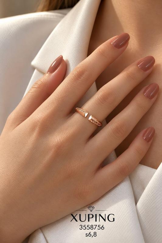انگشتر مینیمال نگین دار ژوپینگ | 3558756