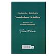 کتاب نوشته های بی سرنوشت اثر فریدریش نیچه انتشارات جامی