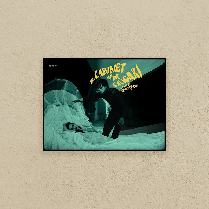 تابلو دکوراتیو فیلم مطب دکتر کالیگاری | THE CABINET OF DR.CALIGARI 