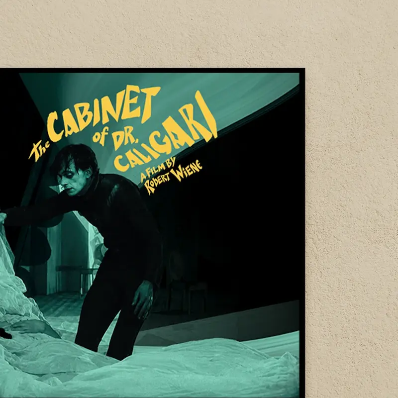 تابلو دکوراتیو فیلم مطب دکتر کالیگاری | THE CABINET OF DR.CALIGARI 