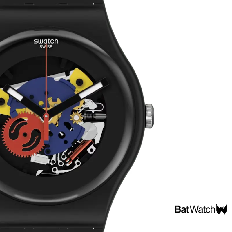 ساعت‌مچی سواچ BLACK LACQUERED