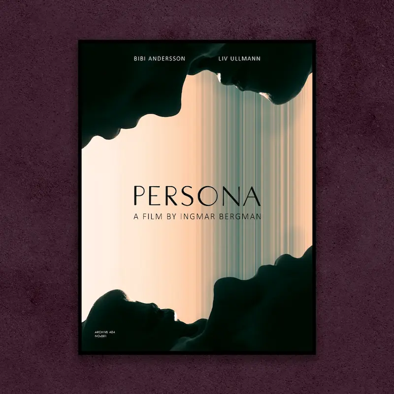 تابلو دکوراتیو فیلم پرسونا | Persona