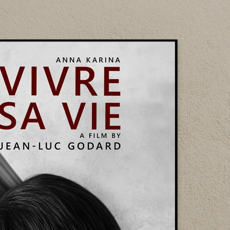 تابلو دکوراتیو فیلم زندگی خود را زیستن | VIVRE SA VIE 
