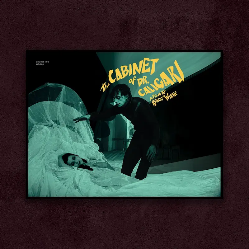 تابلو دکوراتیو فیلم مطب دکتر کالیگاری | THE CABINET OF DR.CALIGARI 
