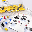 عکس از قطعات و نقشه لگو میکرو بلاک bricks مدل سانجی