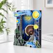 عکس از ساخته شده لگو طرح قاب عکس starry night