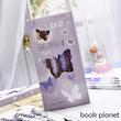 نمای بسته 4 عددی روان نویس فانتزی طرح پروانه مدل Purple Dream