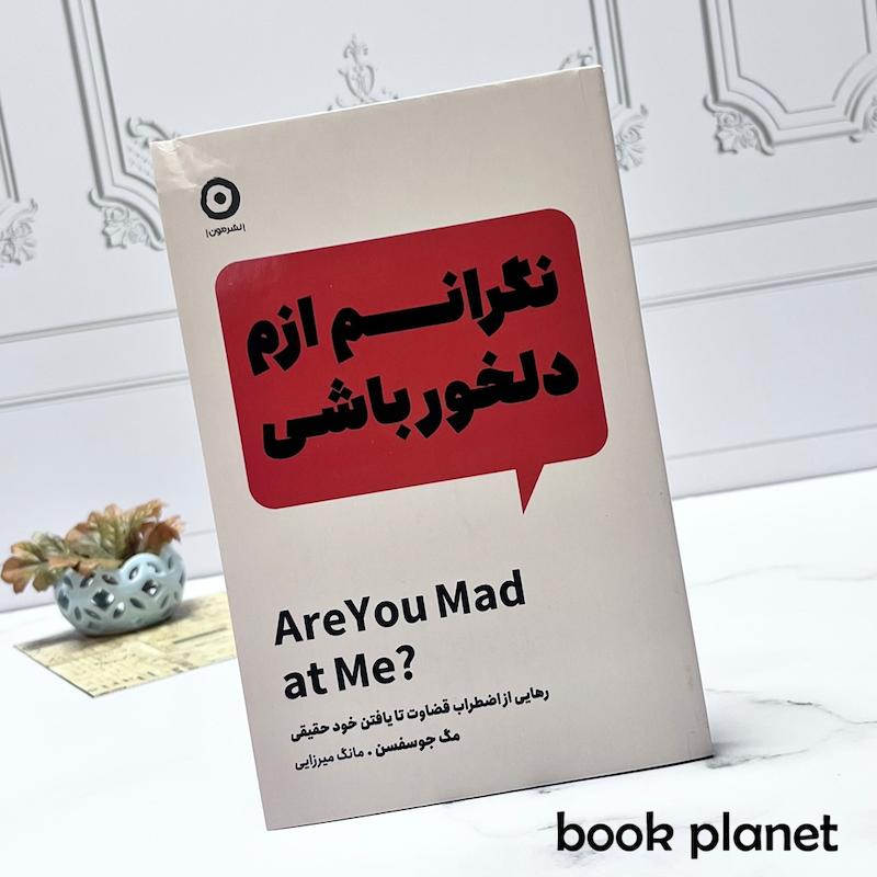 جلد کتاب نگرانم ازم دلخور باشی اثر مگ جوسفسن نشر مون