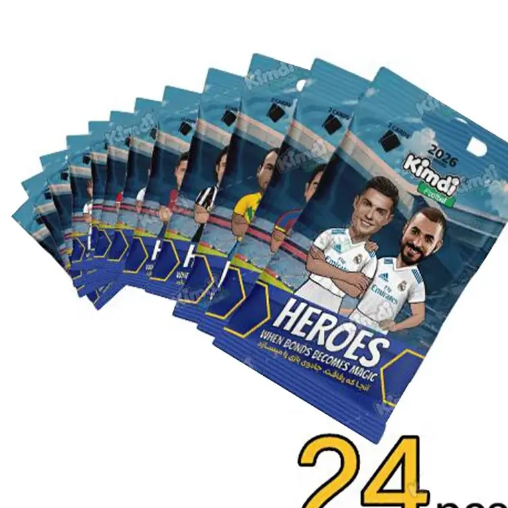 کارت بازی کیمدی سری هیروز Heros 2026 بسته 24 عددی