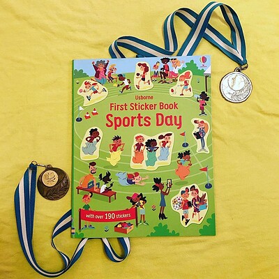 First sticker book/ Sports Day