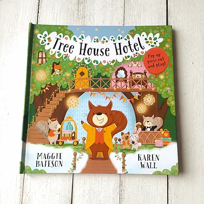 Pop up book tree house hotel