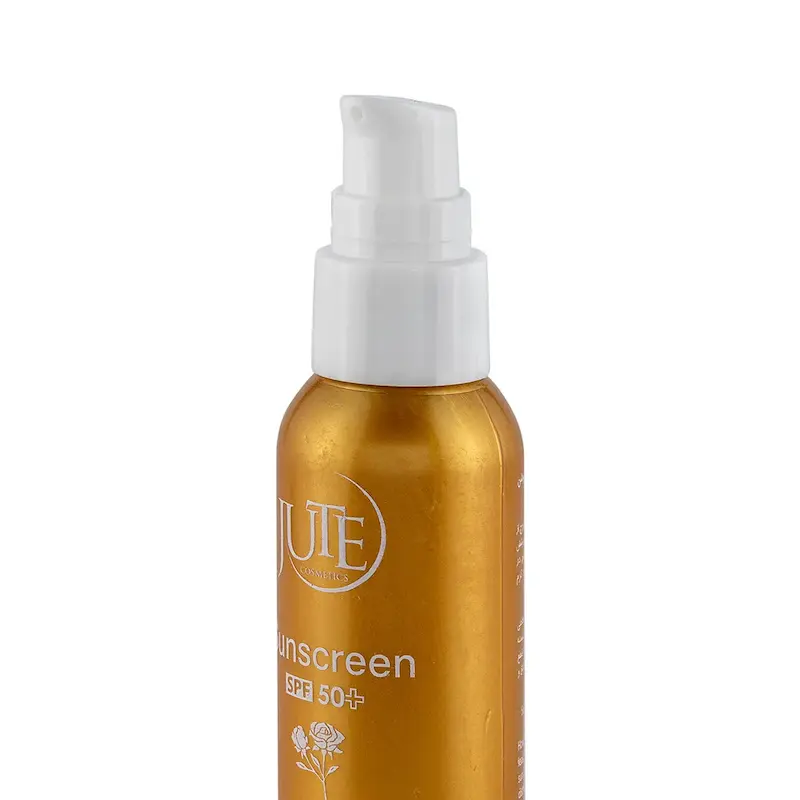 کرم ضد آفتاب پمپی رنگی SPF50 ژوت مناسب انواع پوست حجم 50 میلی لیتر