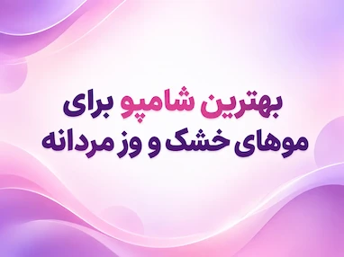 بهترین شامپو برای موهای خشک و وز مردانه