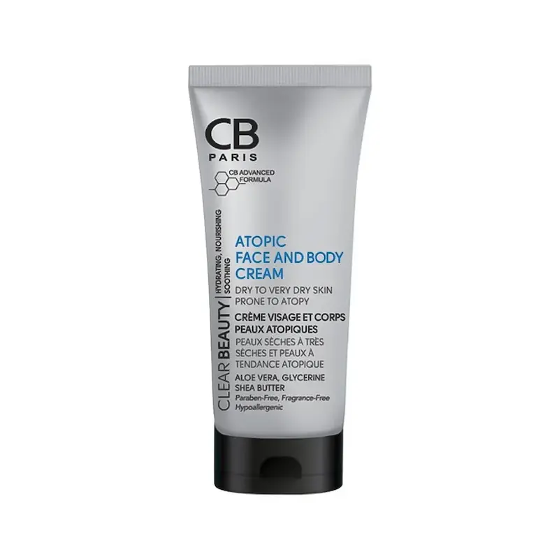کرم صورت و بدن آتوپیک سی بی پاریس مناسب پوست خیلی خشک 100 و 200 میلی لیتر، CB Paris Atopic Face & Body Cream Very Dry Skin 100ml & 200ml، كريم الوجه والجسم أتوبك سي بي باريس للبشرة شديدة الجفاف 100 و200 مل