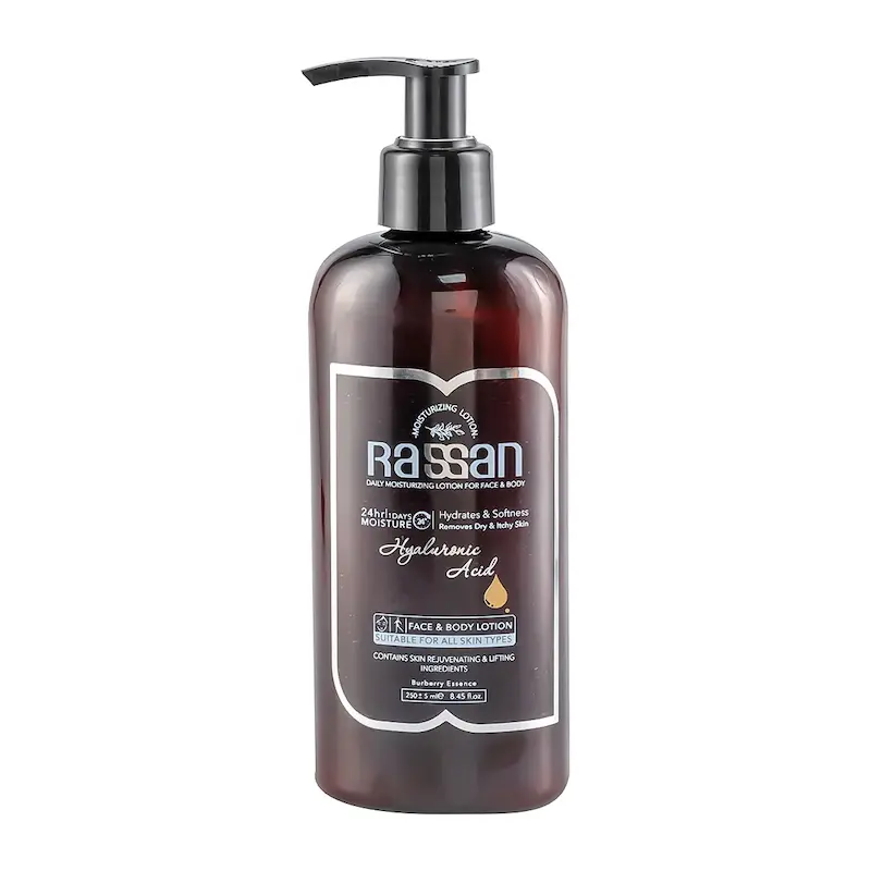 لوسیون صورت و بدن راسن 250 میلی‌لیتر, Rassan Face & Body Lotion 250ml, لوشن وجه وجسم راسن 250 مل