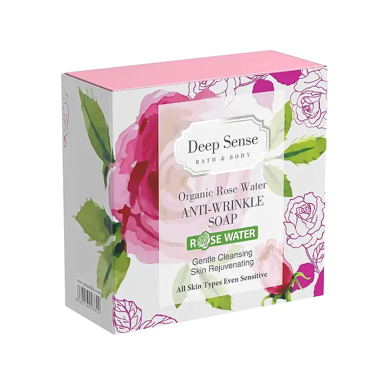 صابون کرمی گلاب دیپ سنس وزن 75 گرم, Deep Sense Rose Cream Soap 75g, صابون كريمي ديب سينس بماء الورد 75 جم