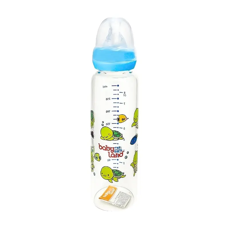 شیشه شیر پیرکس کلاسیک ارتودنسی کد 471 بی بی لند حجم  240 میلی لیتر (طرح رندوم)