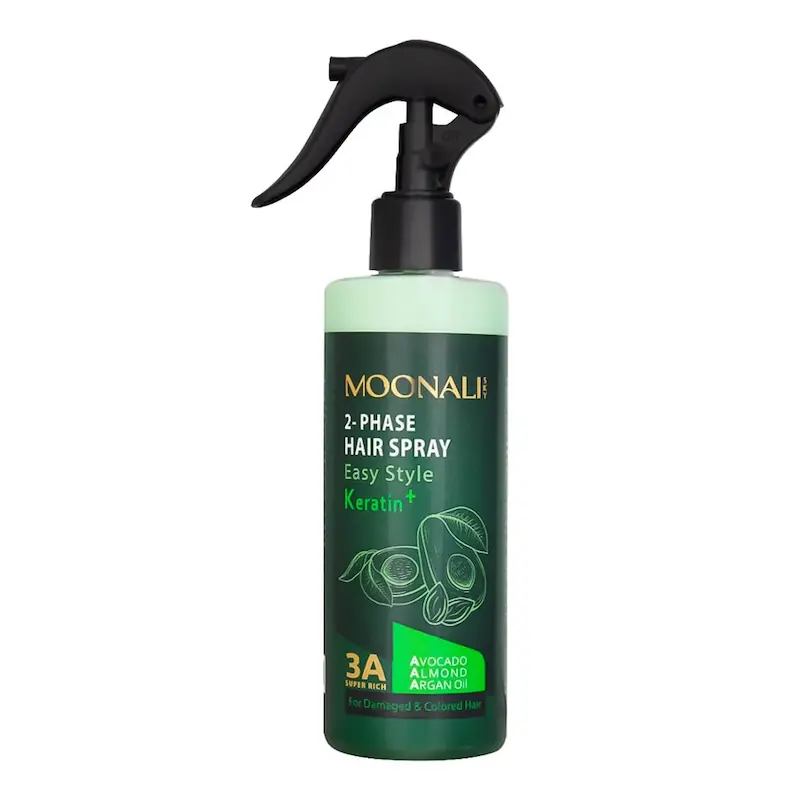 اسپری مو دوفاز مونالی اسکای حاوی کراتین حجم 250 میلی لیتر