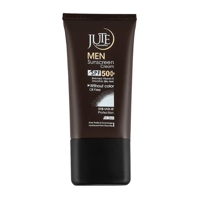 کرم ضد آفتاب بی رنگ ژوت با SPF50 مناسب آقایان حجم 50 میلی لیتر