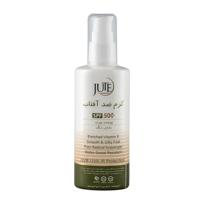 کرم ضد آفتاب بی رنگ ژوت با SPF 50 مناسب پوست چرب حجم 100 میلی لیتر