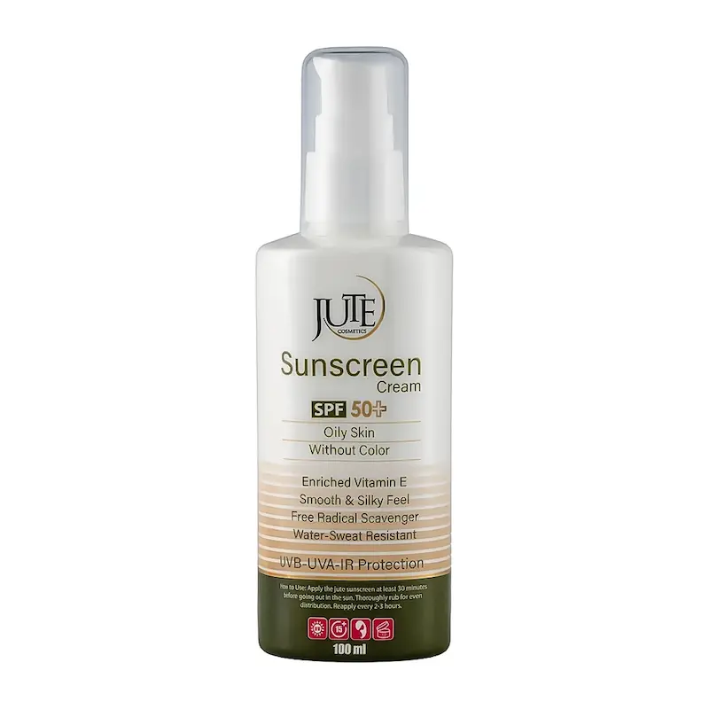 کرم ضد آفتاب بی رنگ ژوت با SPF 50 مناسب پوست چرب حجم 100 میلی لیتر