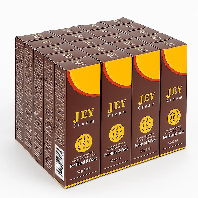 کرم دست و پا جی (Jey) حجم ۵۰ میلی لیتر ترمیم‌کننده خشکی پوست