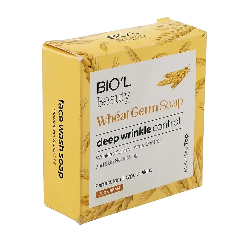 صابون آرایش پاکن شیرکرمی بابونه بیول روشن کننده مناسب انواع پوست وزن 100 گرم