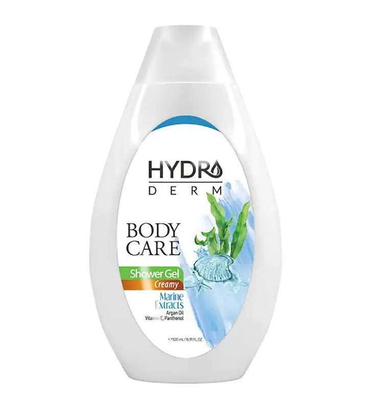 شامپو بدن کرمی هیدرودرم با رایحه عصاره های دریایی حجم 500 میلی لیتر