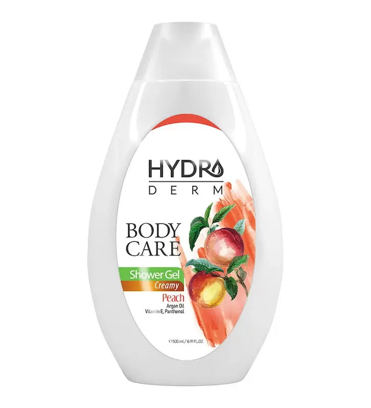 شامپو بدن کرمی با رایحه هلو و روغن آرگان حجم 500 میلی لیتر