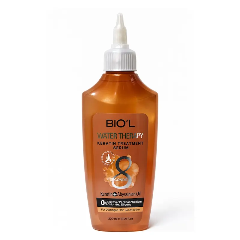 سرم واتر تراپی بیول حاوی کراتین و روغن آبیسینین حجم 200 میلی لیتر