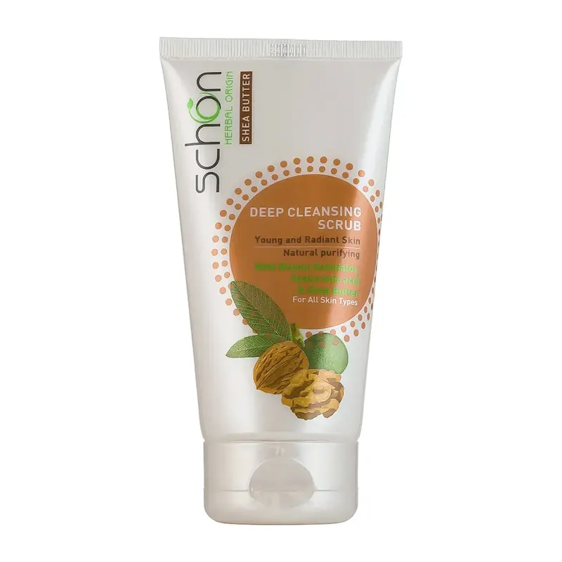 کرم اسکراب لایه بردار پوست با عصاره گردو شون حجم 150میلی لیتر