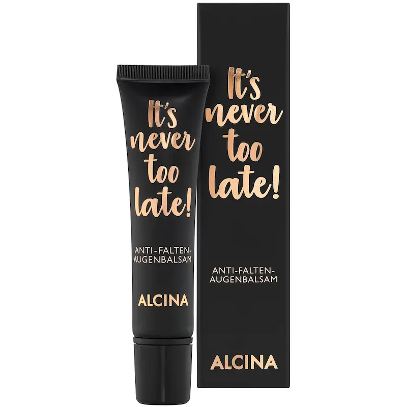 آلسینا It’s Never Too Late بالم دور چشم صاف‌کننده و احیاکننده – Alcina Eye Balm Smoothing & Revitalizing – بالم ملس ومحفّز