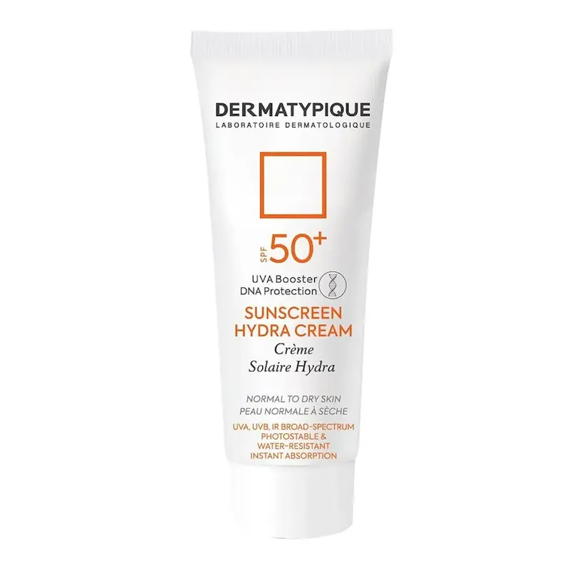 کرم ضد آفتاب مرطوب کننده درماتیپیک مدل Phototypique با Spf +50 مناسب پوست نرمال تا خشک حجم 50 میلی لیتر