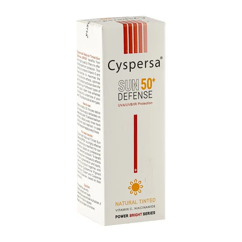 کرم ضد آفتاب رنگی روشن کننده سیسپرسا با SPF50 حجم 50 میلی لیتر
