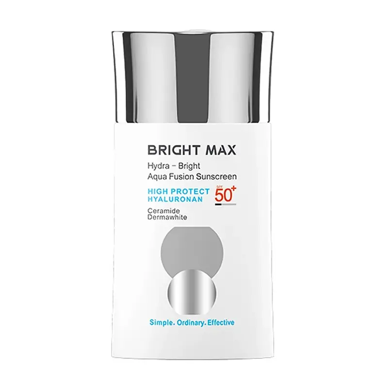 فلوئید ضد آفتاب برایت مکس آکوا فیوژن spf50 حجم 50 میلی لیتر