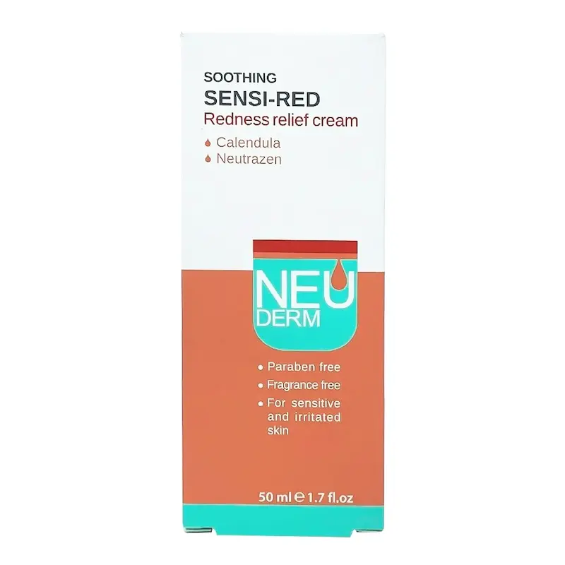 کرم رفع قرمزی و التهاب نئودرم مدل Sensi Red حجم 50 میلی لیتر