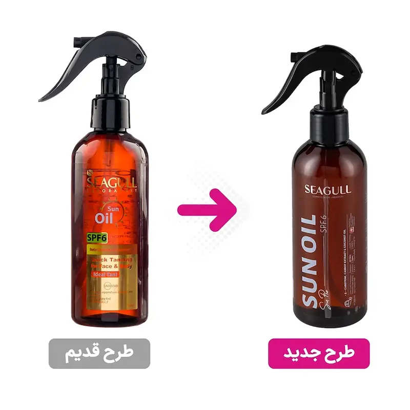 روغن برنزه کننده ویتامینه سی گل با SPF6 حجم 250 میلی لیتر