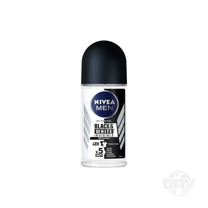 رول ضد تعریق مردانه نیوا مدل Invisble Black & White حجم 50 میلی لیتر