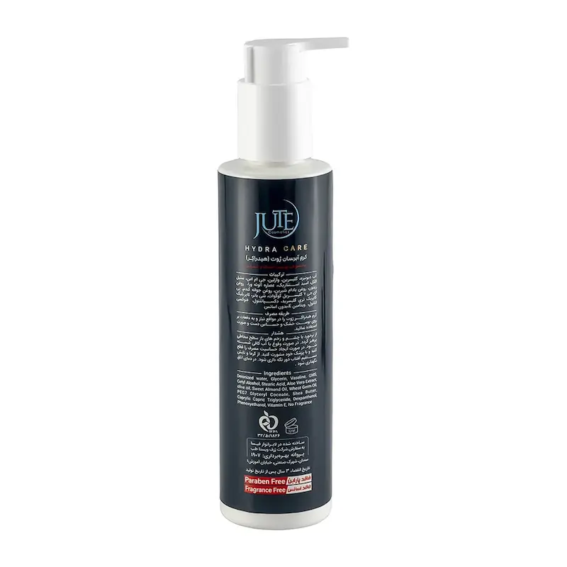 کرم آبرسان پمپی ژوت مدل Hydra Care مناسب پوست های خشک و حساس حجم 200 میلی لیتر