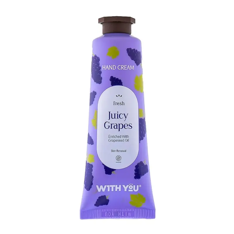 کرم مرطوب کننده دست ویت یو حاوی روغن هسته انگور و شی باتر حجم 50 میلی لیتر